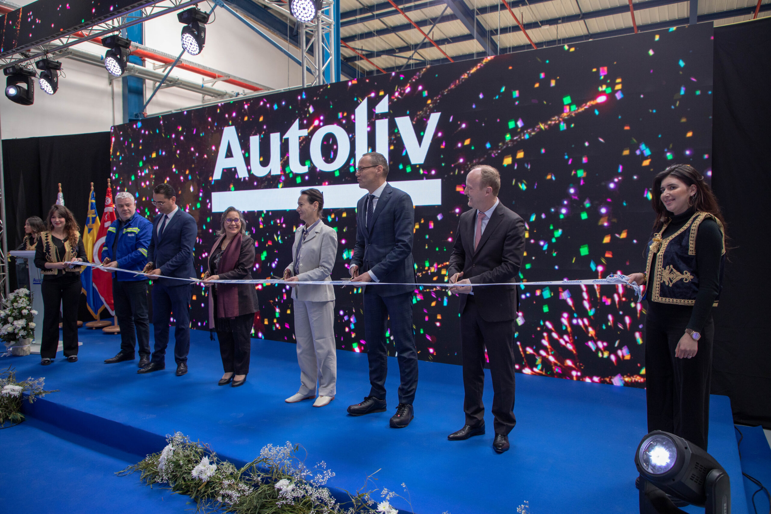 Official inauguration of the new AUTOLIV Tunisia factory