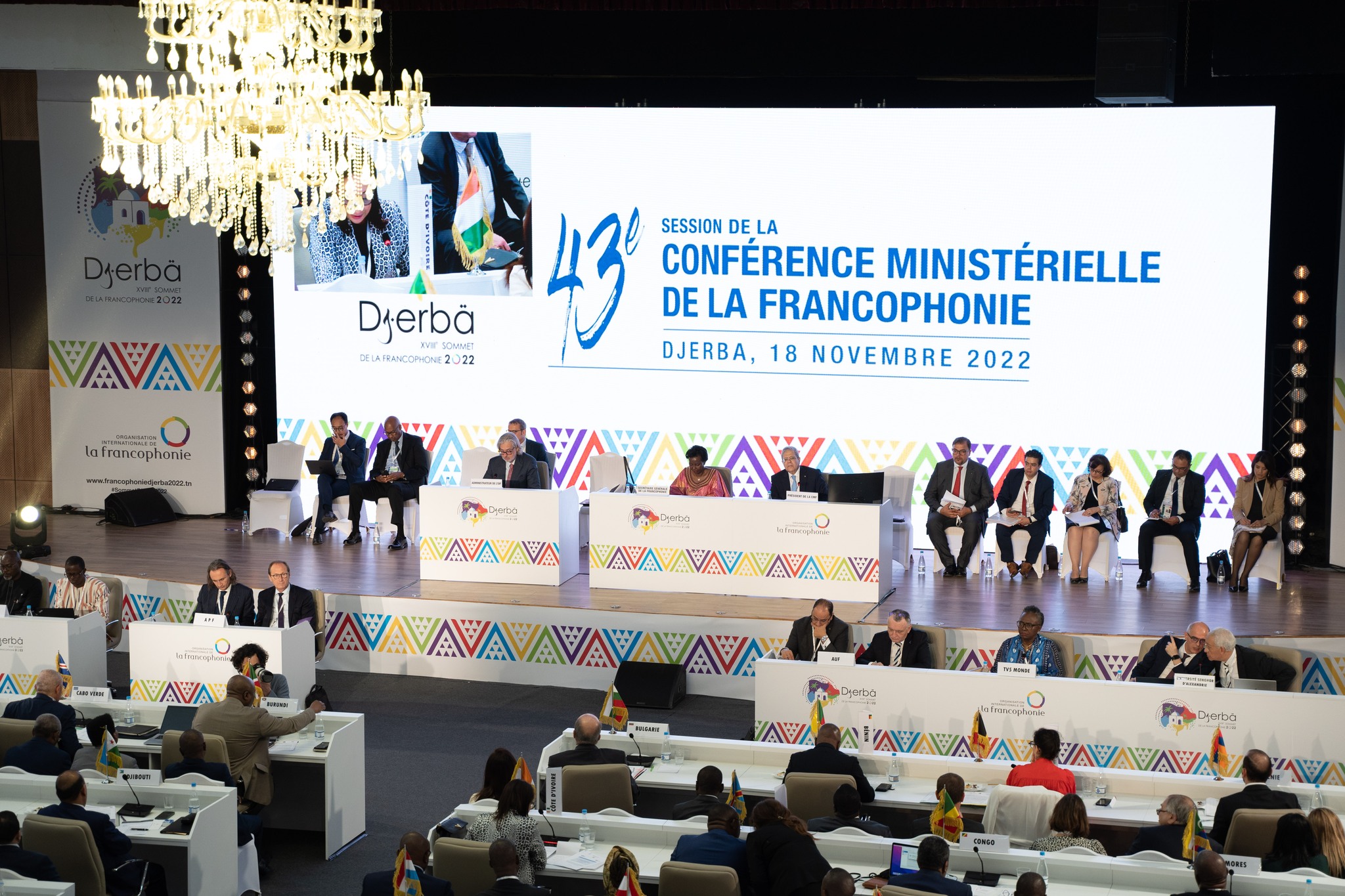 La 43e Session de la Conférence ministérielle de la Francophonie (CMF)