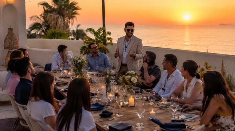 Micro-événement d'entreprise en petit comité organisé en Tunisie